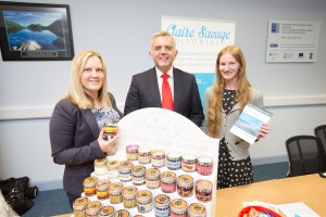 With Jonathan Bell MLA and Nicole Ross of Home Sweet Home Candles