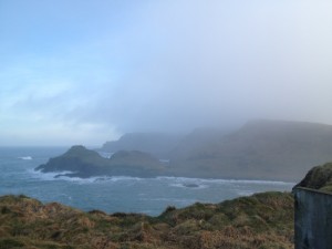 Looking towards the Giant's Causeway.