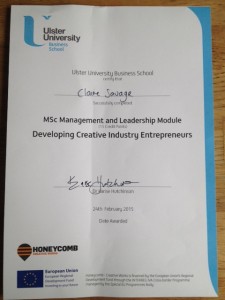 Leadership course certificate!